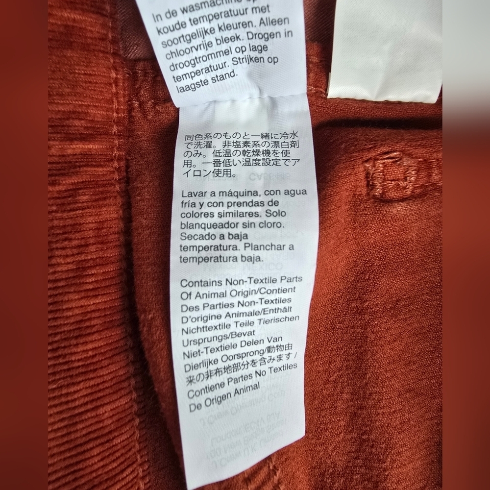 Madewell Women Rust Corduroy Pants - Picture 11 of 11